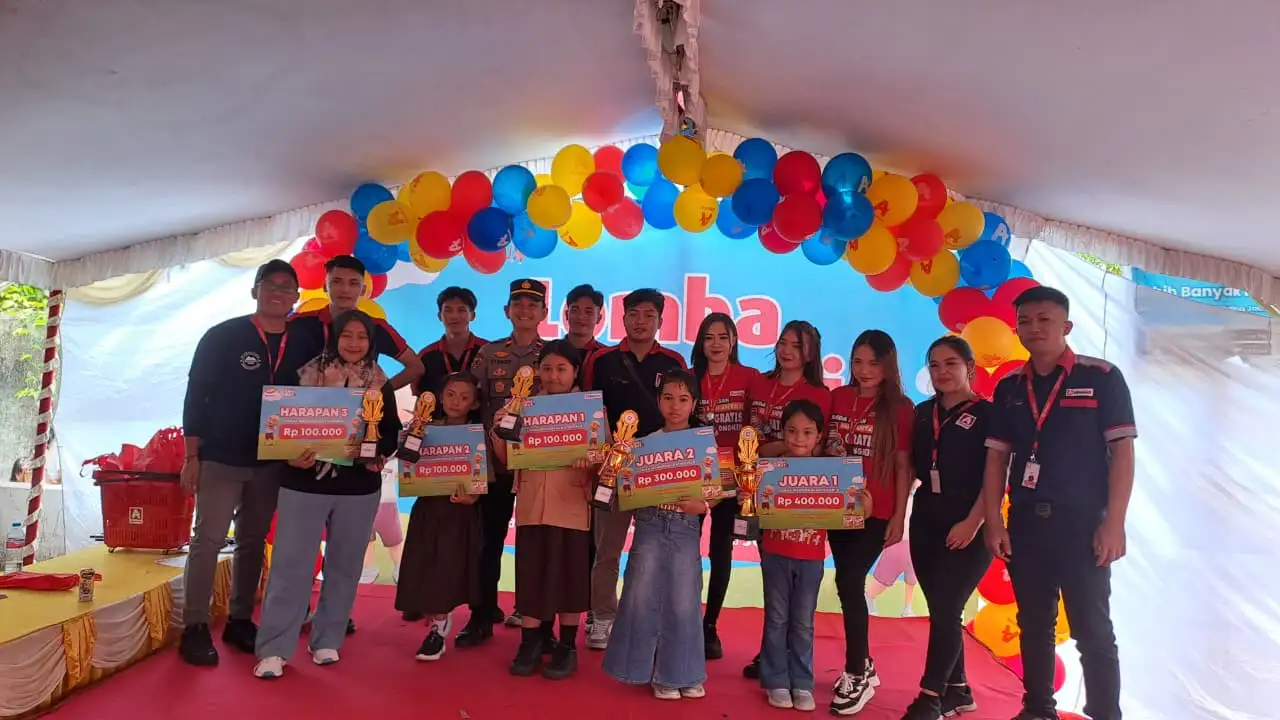 Ratusan Anak Antusias Ikuti Lomba Mewarnai di Wilayah Hukum Polsek Toulimambot